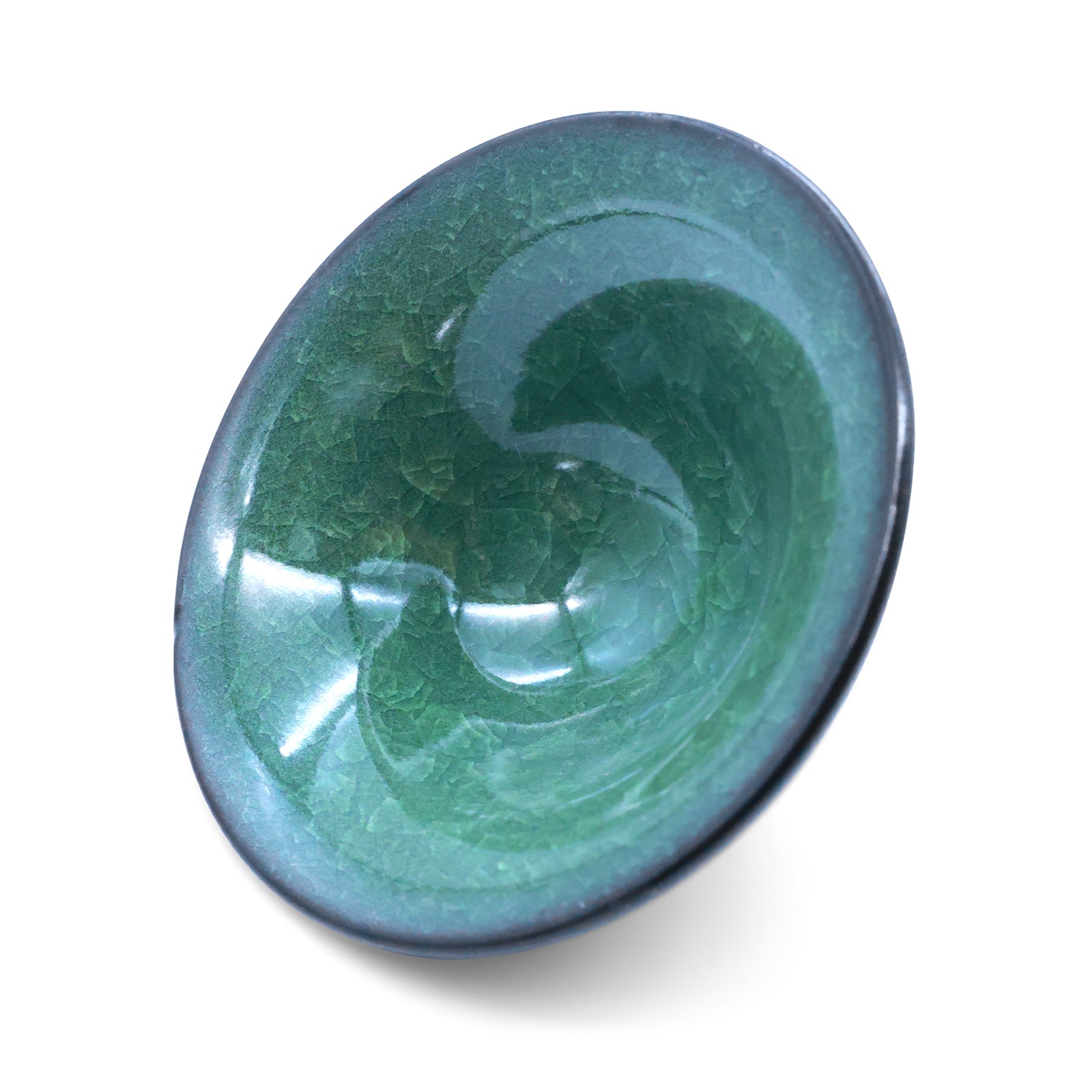 Emerald Ice-Crackle Jianzhan