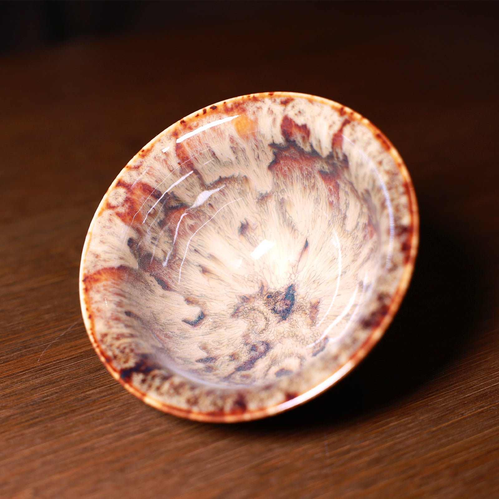 Mist & Rosy Clouds Autumn Mountain Jianzhan