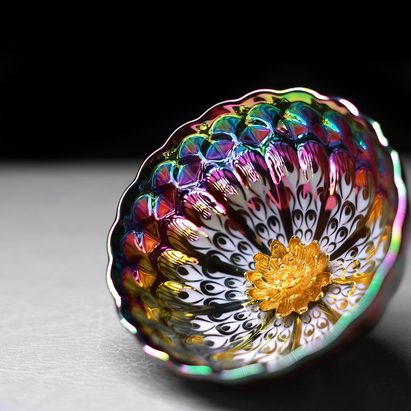 Iris Plume-Lotus Fortune Jianzhan