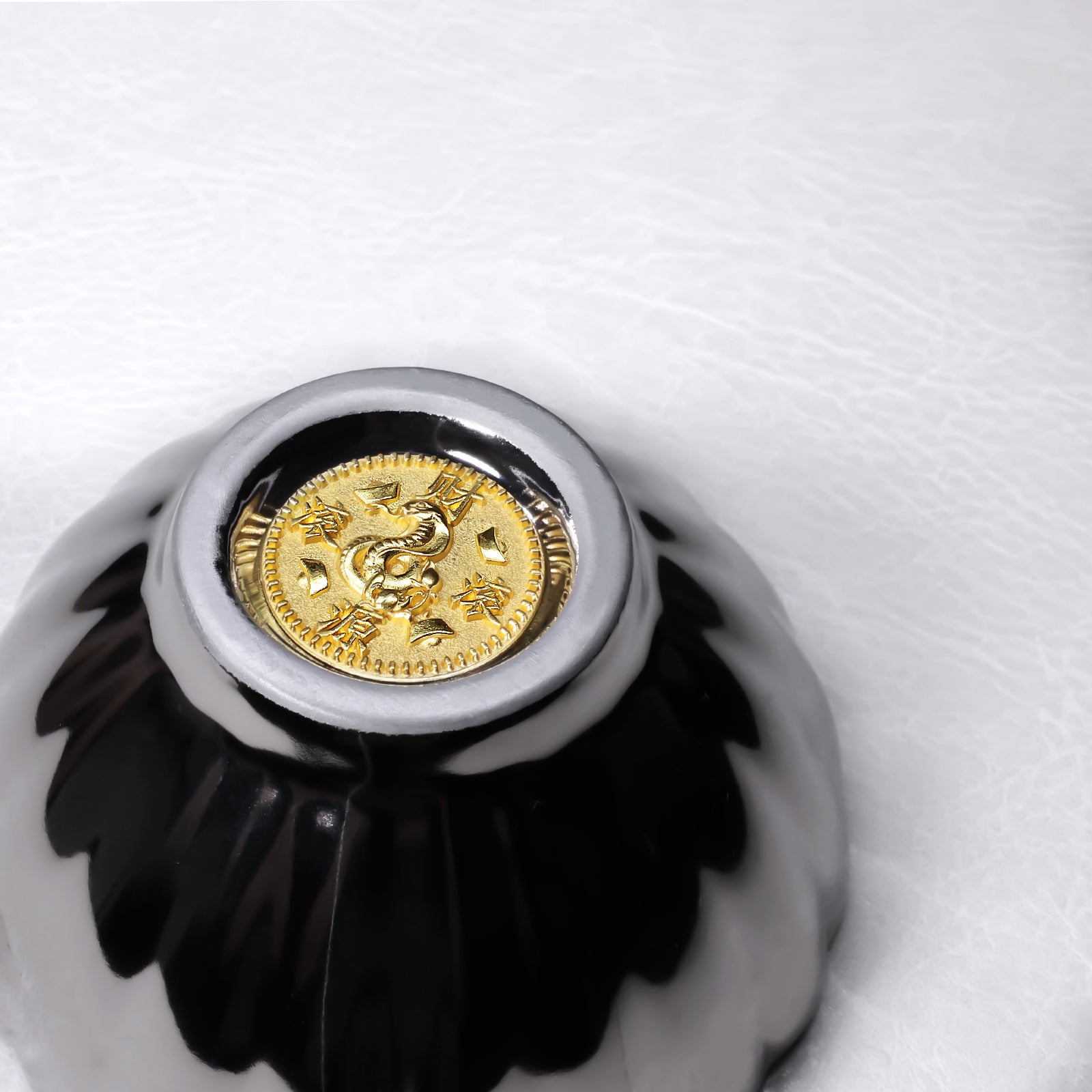 Blush Lotus-Silver Peacock Jianzhan