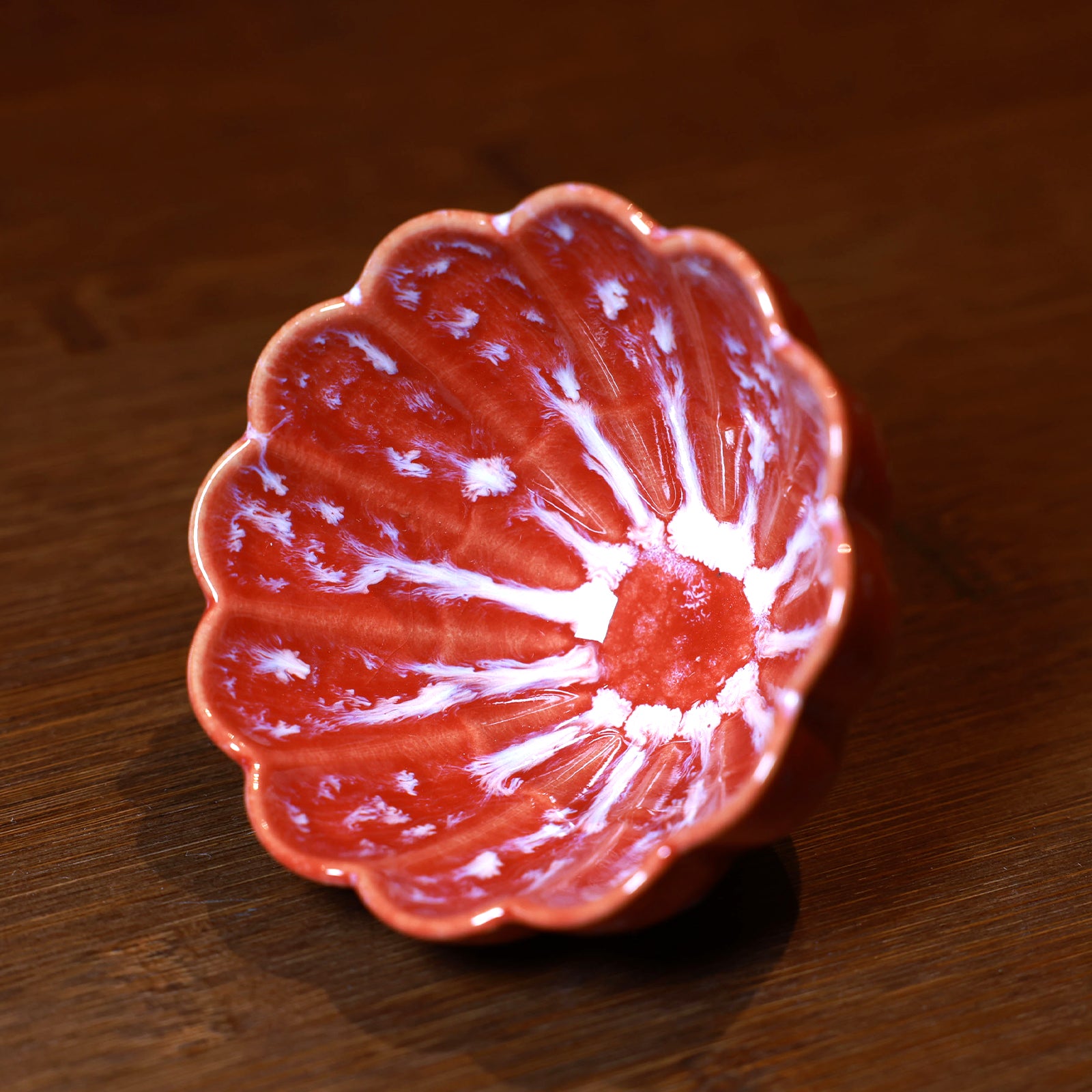 Crimson Frost Scarlet Vein Jianzhan